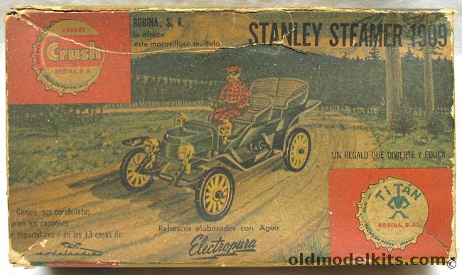 Orange Crush-Revell 1/32 1909 Stanley Steamer plastic model kit